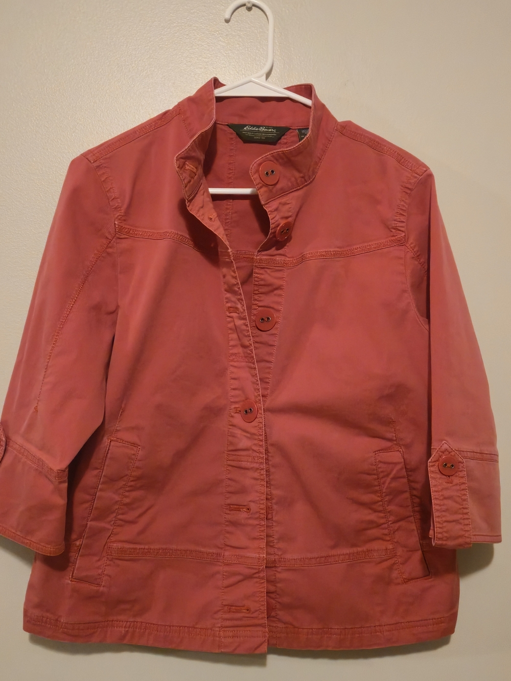 Eddie Bauer Coral Red Women's Lightweight Jacket